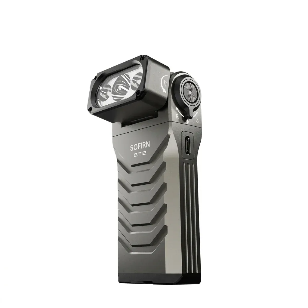 Sofirn ST2 tactische zaklamp met rood, UV en magnetische basis