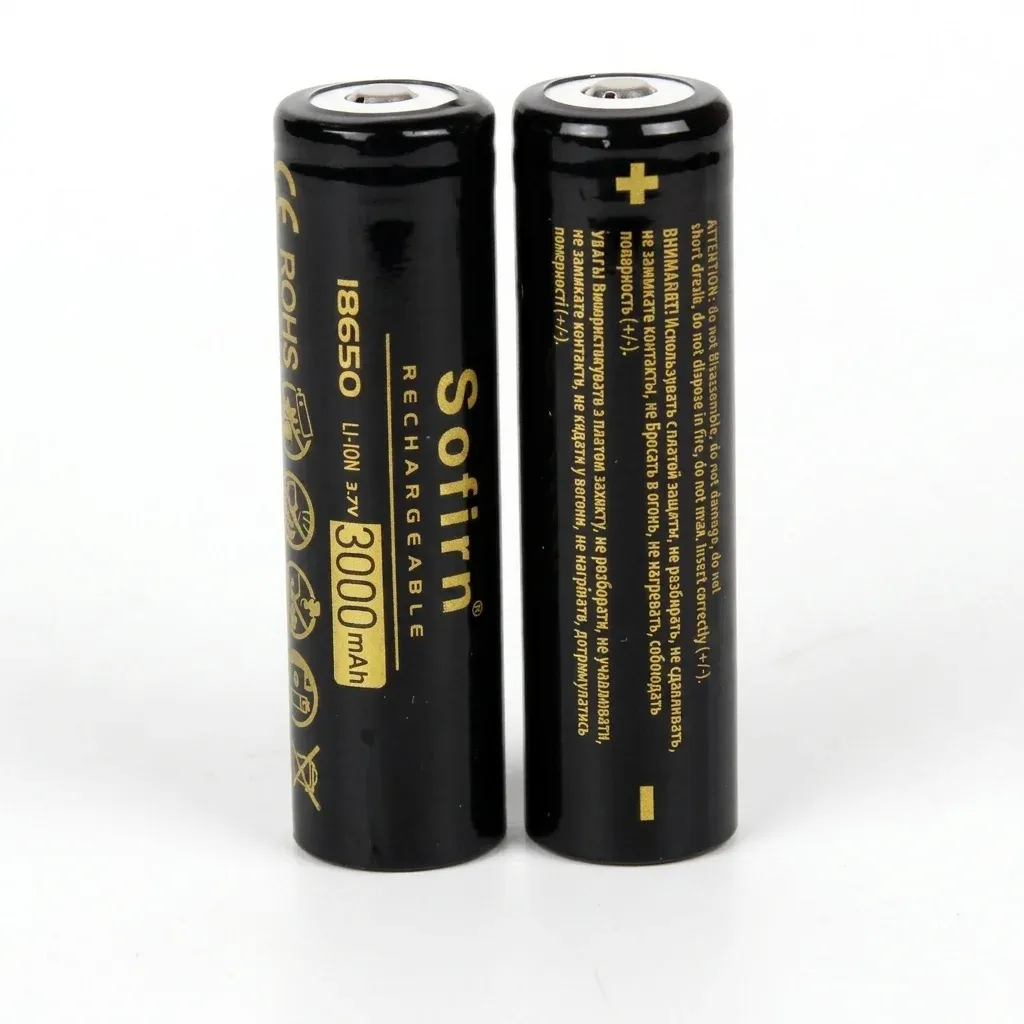 Sofirn 18650 oplaadbare batterij 3000 mAh voor zaklampen